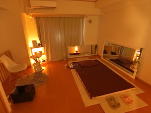 恵比寿メンズエステ「クシェルスパ」のマッサージルーム