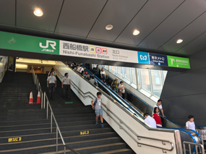 メンズエステ「大人の休日」がある西船橋駅