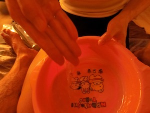 ローションマッサージ