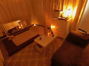 高田馬場メンズエステ「チックプレミアム」のマッサージルーム