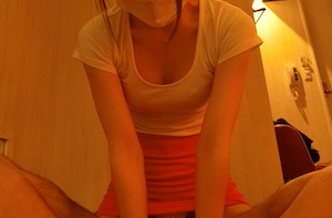 新橋・メンズエステ「アロマエイト」の施術風景