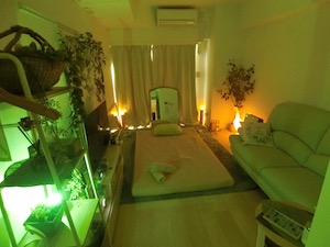 巣鴨・駒込・赤羽メンズエステ「美・セラ極〜KIWAMI〜」のマッサージルーム