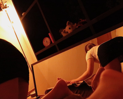 日本橋メンズエステ「アロマレンレン」のマッサージ風景