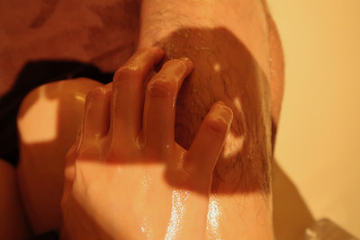 秋葉原メンズエステ「アロマライフ」のマッサージ風景