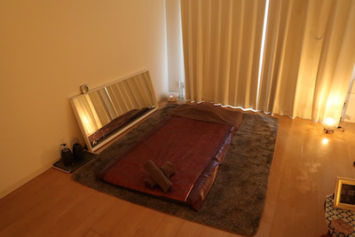 柏メンズエステ「アロマララァ」のマッサージルーム