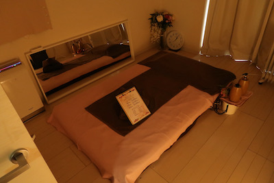 船橋メンズエステ「アロマエスポワール」のマッサージルーム