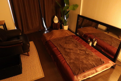 池袋メンズエステ「AGEHA〜アゲハ」のマッサージルーム