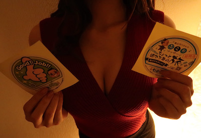 船橋メンズエステ「アロマエスポワール」の体験談ステッカー