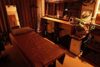 池袋メンズエステ「IRIE SPA アイリースパ」のマッサージルーム