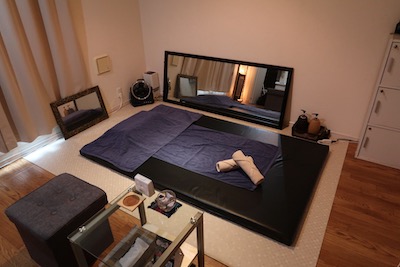 北千住・メンズエステ「ハニープラス」のマッサージルーム