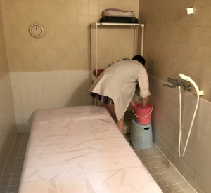 上野御徒町・メンズエステの洗体ルーム