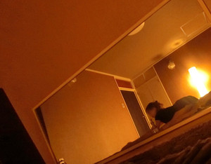 御徒町・メンズエステ「アロマアジト」の鏡