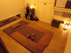 新宿御苑メンズエステの施術室