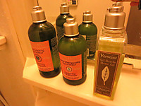 銀座・メンズエステ「ブラックパリサ銀座」のアメニティ