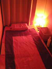 西新宿メンズエステの施術ルーム